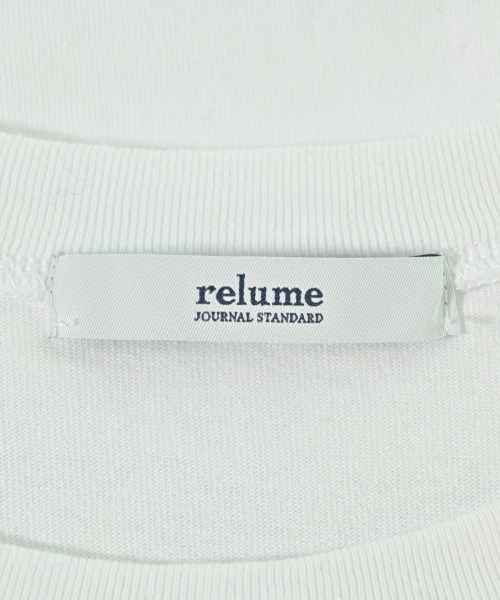 JOURNAL STANDARD relume（ジャーナルスタンダードレリューム）Tシャツ・カットソー 白 サイズ:F レディース/2200672721106