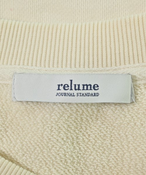 JOURNAL STANDARD relume（ジャーナルスタンダードレリューム）スウェット 白 サイズ:F レディース/2200672695025