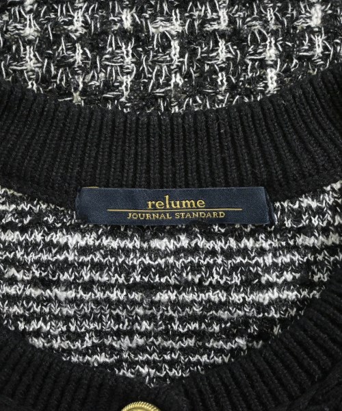 JOURNAL STANDARD relume（ジャーナルスタンダードレリューム）ノーカラージャケット 黒 サイズ:F レディース/2200673439017