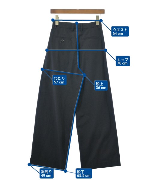 JOURNAL STANDARD relume（ジャーナルスタンダードレリューム）スラックス 紺 サイズ:36(S位) レディース/2200675679046