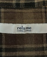 JOURNAL STANDARD relume（ジャーナルスタンダードレリューム）カジュアルシャツ 茶 サイズ:F レディース/2200669415032