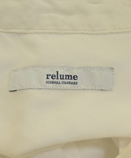 JOURNAL STANDARD relume（ジャーナルスタンダードレリューム）カジュアルシャツ 白 サイズ:F レディース/2200672495076