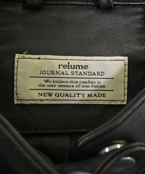 JOURNAL STANDARD relume（ジャーナルスタンダードレリューム）ライダース 黒 サイズ:S レディース/2200677941035