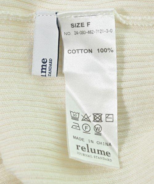JOURNAL STANDARD relume（ジャーナルスタンダードレリューム）ニット・セーター 白 サイズ:-(M位) レディース/2200663084135