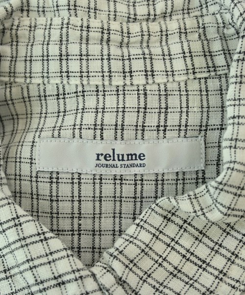 JOURNAL STANDARD relume（ジャーナルスタンダードレリューム）カジュアルシャツ 白 サイズ:F レディース/2200672040054