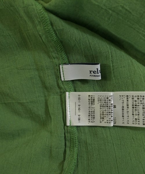 JOURNAL STANDARD relume（ジャーナルスタンダードレリューム）ブラウス 緑 サイズ:F レディース/2200672206153