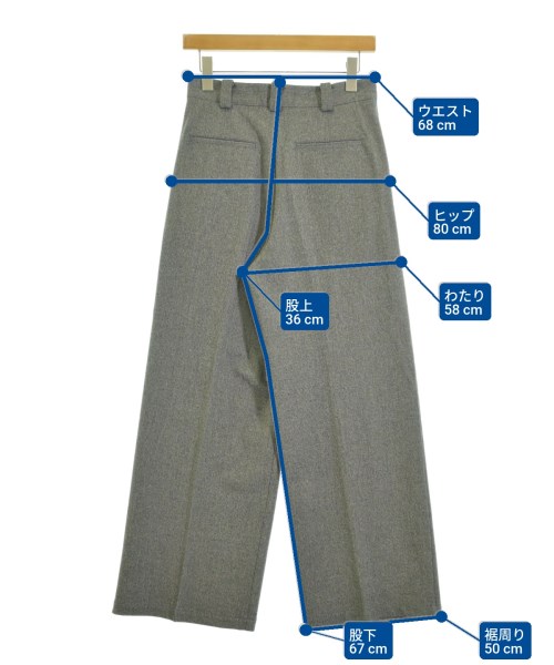 JOURNAL STANDARD relume（ジャーナルスタンダードレリューム）スラックス グレー サイズ:38(M位) レディース/2200673440075