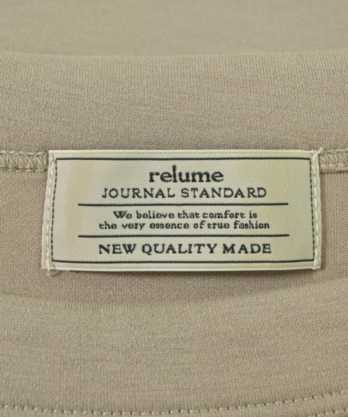 JOURNAL STANDARD relume（ジャーナルスタンダードレリューム）Tシャツ・カットソー ベージュ サイズ:F レディース/2200674921078