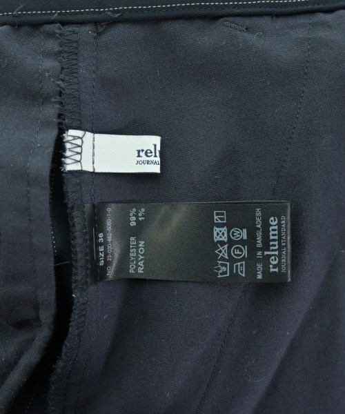 JOURNAL STANDARD relume（ジャーナルスタンダードレリューム）スラックス 紺 サイズ:36(S位) レディース/2200674921108