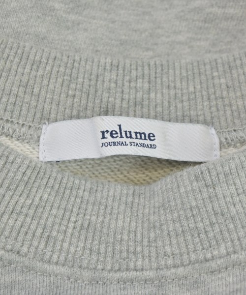 JOURNAL STANDARD relume（ジャーナルスタンダードレリューム）スウェット グレー サイズ:F レディース/2200677322070