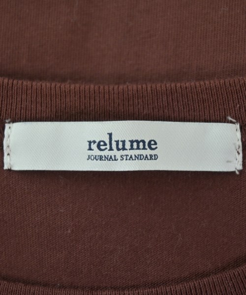 JOURNAL STANDARD relume（ジャーナルスタンダードレリューム）Tシャツ・カットソー 茶 サイズ:F レディース/2200672336058