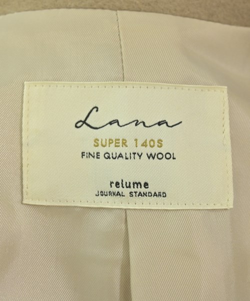 JOURNAL STANDARD relume（ジャーナルスタンダードレリューム）チェスターコート ベージュ サイズ:38(M位) レディース/2200672345012
