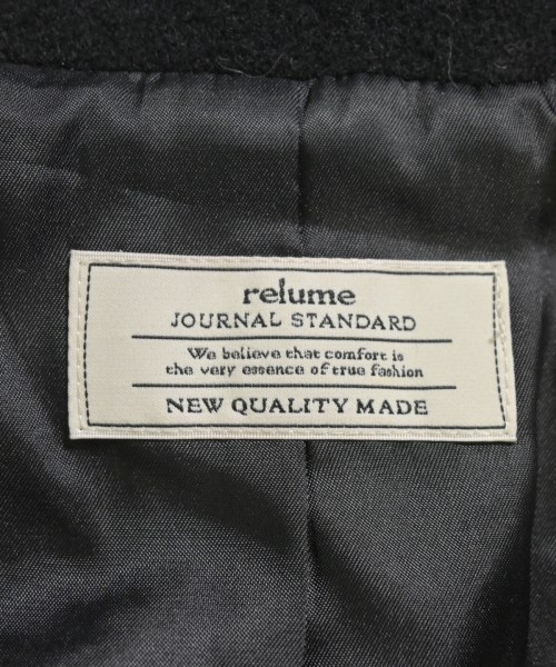 JOURNAL STANDARD relume（ジャーナルスタンダードレリューム）ピーコート 黒 サイズ:36(S位) レディース/2200675751063