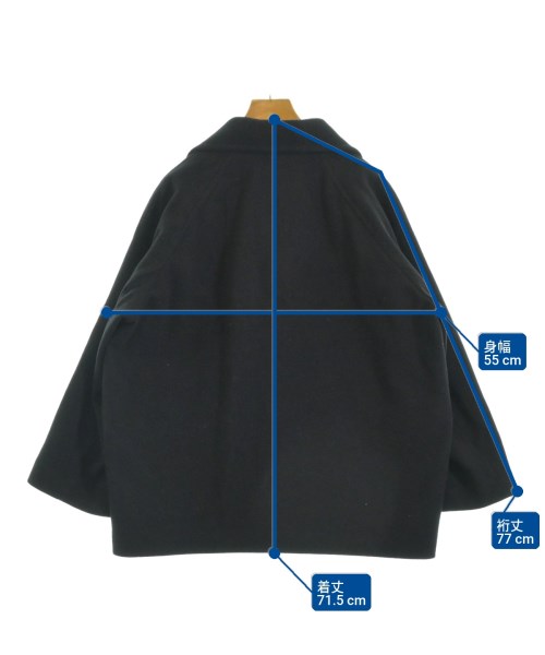 JOURNAL STANDARD relume（ジャーナルスタンダードレリューム）ピーコート 黒 サイズ:36(S位) レディース/2200675751063