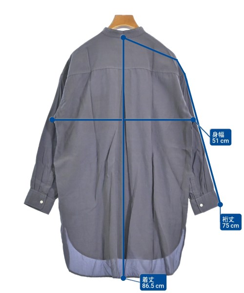 JOURNAL STANDARD relume（ジャーナルスタンダードレリューム）カジュアルシャツ グレー サイズ:F レディース/2200674625266