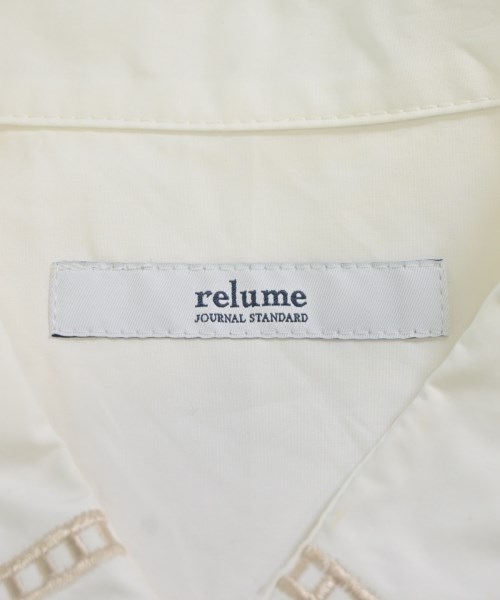 JOURNAL STANDARD relume（ジャーナルスタンダードレリューム）カジュアルシャツ 白 サイズ:F レディース/2200674625280