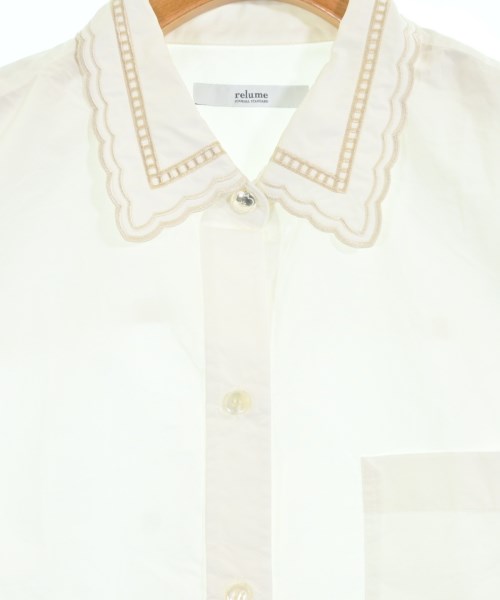 JOURNAL STANDARD relume（ジャーナルスタンダードレリューム）カジュアルシャツ 白 サイズ:F レディース/2200674625280