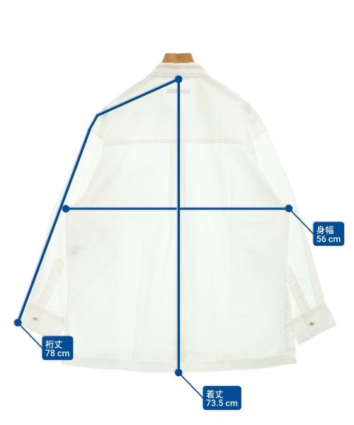 JOURNAL STANDARD relume（ジャーナルスタンダードレリューム）カジュアルシャツ 白 サイズ:F レディース/2200674625280