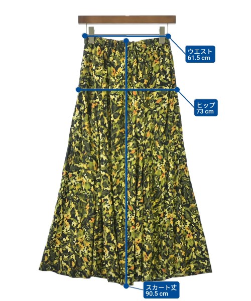 JOURNAL STANDARD relume（ジャーナルスタンダードレリューム）ロング・マキシ丈スカート 緑 サイズ:F レディース/2200675891318