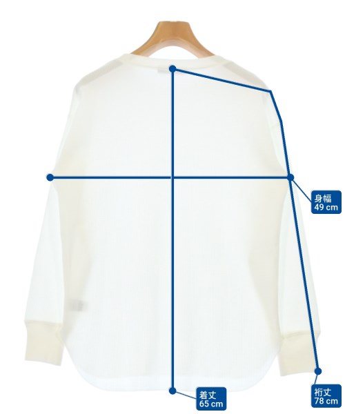 JOURNAL STANDARD relume（ジャーナルスタンダードレリューム）Tシャツ・カットソー 白 サイズ:F レディース/2200675891455