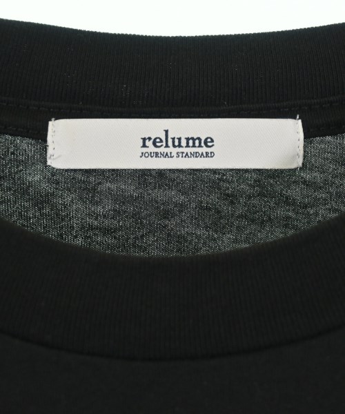 JOURNAL STANDARD relume（ジャーナルスタンダードレリューム）Tシャツ・カットソー 黒 サイズ:F レディース/2200673483034
