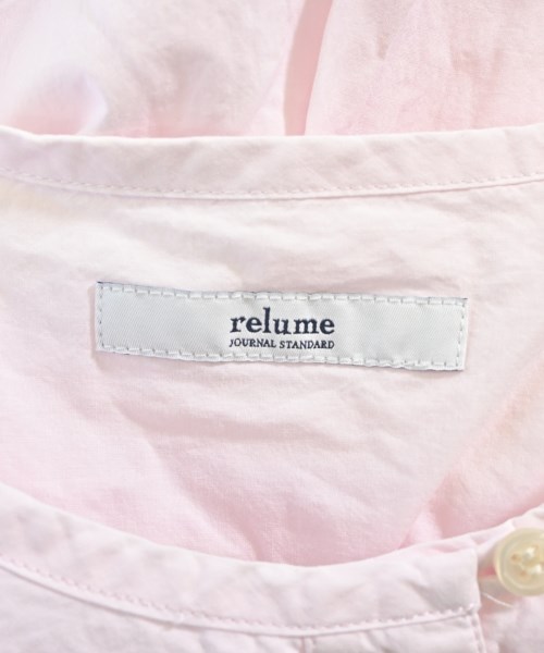 JOURNAL STANDARD relume（ジャーナルスタンダードレリューム）カジュアルシャツ ピンク サイズ:F レディース/2200675851152