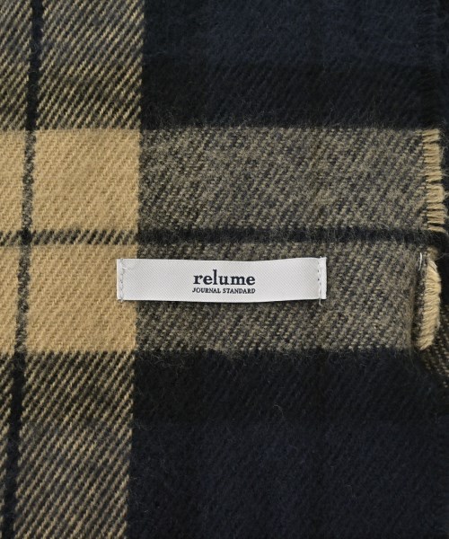 JOURNAL STANDARD relume（ジャーナルスタンダードレリューム）マフラー 紺 サイズ:- レディース/2200680366047