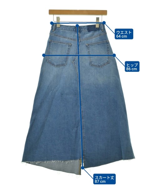 JOURNAL STANDARD relume（ジャーナルスタンダードレリューム）ロング・マキシ丈スカート 青 サイズ:38(M位) レディース/2200666197016