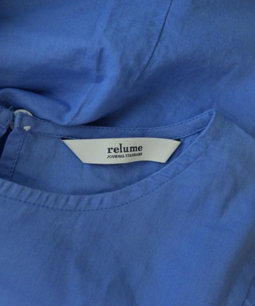 JOURNAL STANDARD relume（ジャーナルスタンダードレリューム）ブラウス 青 サイズ:F レディース/2200677227030