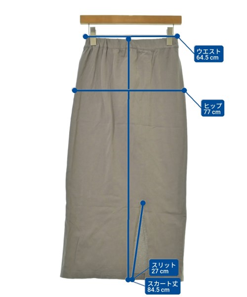 JOURNAL STANDARD relume（ジャーナルスタンダードレリューム）ロング・マキシ丈スカート グレー サイズ:F レディース/2200680885029