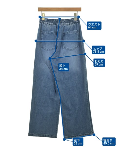 JOURNAL STANDARD relume（ジャーナルスタンダードレリューム）デニムパンツ 青 サイズ:36(S位) レディース/2200676353020