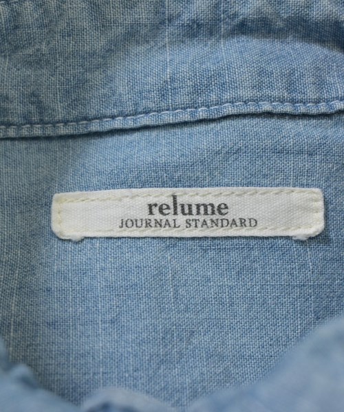 JOURNAL STANDARD relume（ジャーナルスタンダードレリューム）カジュアルシャツ 青 サイズ:F レディース/2200676789133