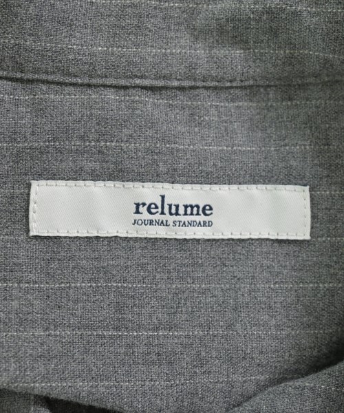 JOURNAL STANDARD relume（ジャーナルスタンダードレリューム）カジュアルシャツ グレー サイズ:F レディース/2200680600073