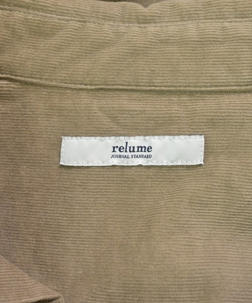 JOURNAL STANDARD relume（ジャーナルスタンダードレリューム）カジュアルシャツ ベージュ サイズ:F レディース/2200676717075