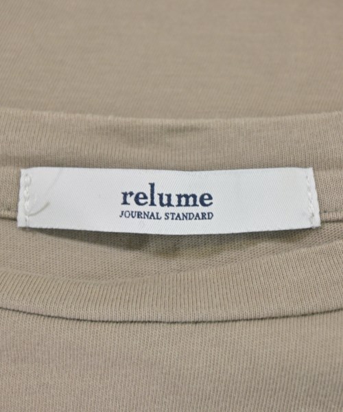 JOURNAL STANDARD relume（ジャーナルスタンダードレリューム）Tシャツ・カットソー ベージュ サイズ:F レディース/2200681764279