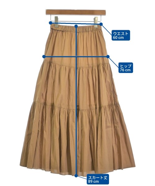 JOURNAL STANDARD relume（ジャーナルスタンダードレリューム）ロング・マキシ丈スカート 茶 サイズ:F レディース/2200690876048
