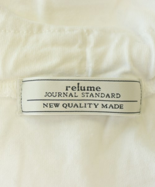 JOURNAL STANDARD relume（ジャーナルスタンダードレリューム）Tシャツ・カットソー 白 サイズ:F レディース/2200688785024
