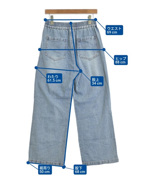 JOURNAL STANDARD relume（ジャーナルスタンダードレリューム）デニムパンツ 青 サイズ:36(S位) レディース/2200686948049