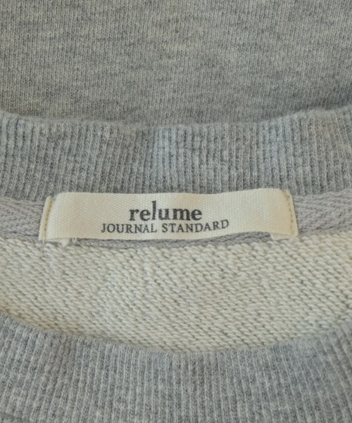 JOURNAL STANDARD relume（ジャーナルスタンダードレリューム）スウェット グレー サイズ:F レディース/2200694712014