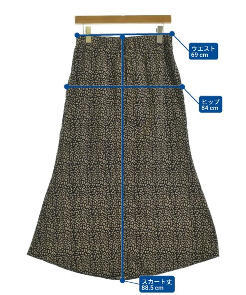 JOURNAL STANDARD relume（ジャーナルスタンダードレリューム）ロング・マキシ丈スカート 黒 サイズ:38(M位) レディース/2200684481050