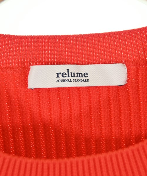 JOURNAL STANDARD relume（ジャーナルスタンダードレリューム）ニット・セーター 赤 サイズ:F レディース/2200688599034