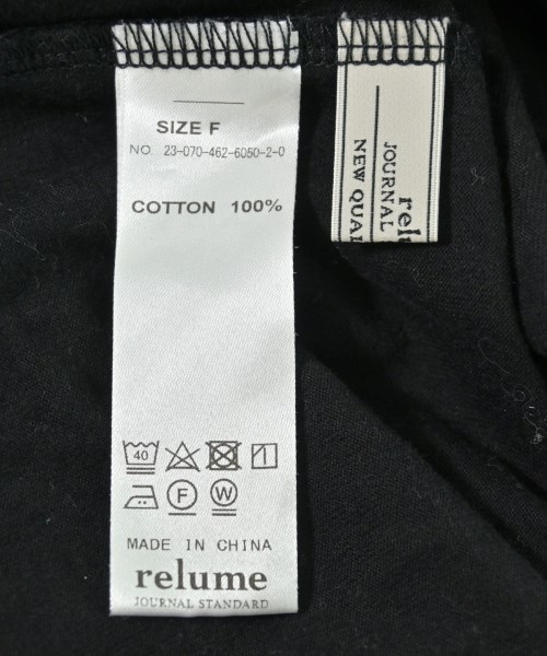 JOURNAL STANDARD relume（ジャーナルスタンダードレリューム）ブラウス 黒 サイズ:F レディース/2200691778037