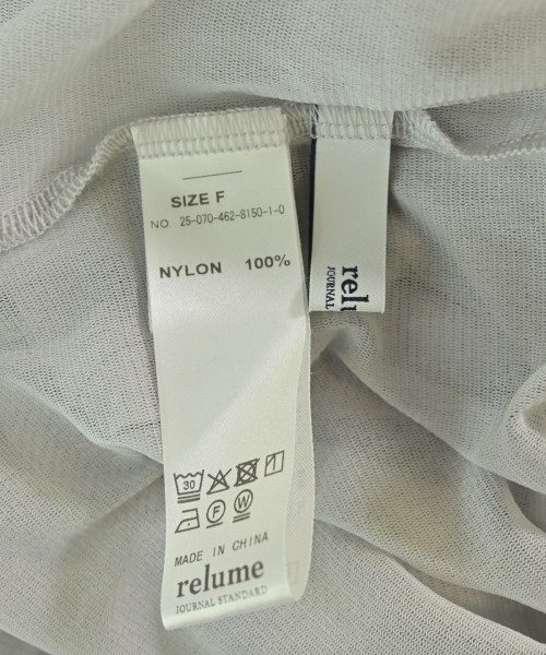 JOURNAL STANDARD relume（ジャーナルスタンダードレリューム）Tシャツ・カットソー グレー サイズ:F/F レディース/2200695218027