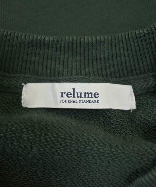 JOURNAL STANDARD relume（ジャーナルスタンダードレリューム）スウェット 緑 サイズ:F レディース/2200691631042