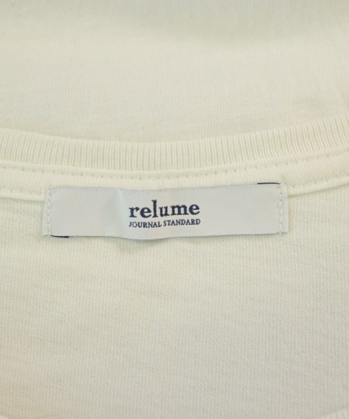 JOURNAL STANDARD relume（ジャーナルスタンダードレリューム）Tシャツ・カットソー 白 サイズ:F レディース/2200692786130