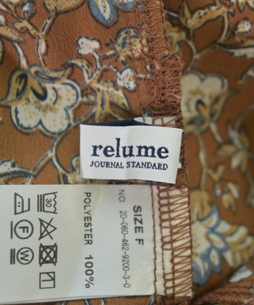 JOURNAL STANDARD relume（ジャーナルスタンダードレリューム）ロング・マキシ丈スカート 茶 サイズ:F レディース/2200691359069