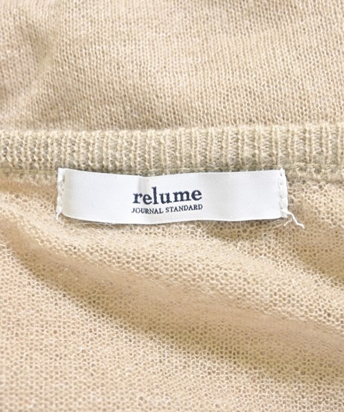 JOURNAL STANDARD relume（ジャーナルスタンダードレリューム）ニット・セーター ベージュ サイズ:F レディース/2200692895054
