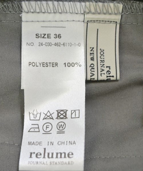 JOURNAL STANDARD relume（ジャーナルスタンダードレリューム）スラックス グレー サイズ:36(S位) レディース/2200696026126