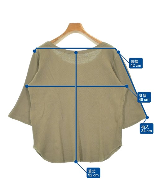JOURNAL STANDARD relume（ジャーナルスタンダードレリューム）Tシャツ・カットソー カーキ サイズ:F レディース/2200681028111