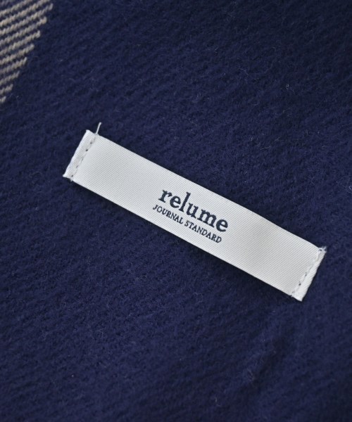 JOURNAL STANDARD relume（ジャーナルスタンダードレリューム）ストール 紺 サイズ:- レディース/2200681028432